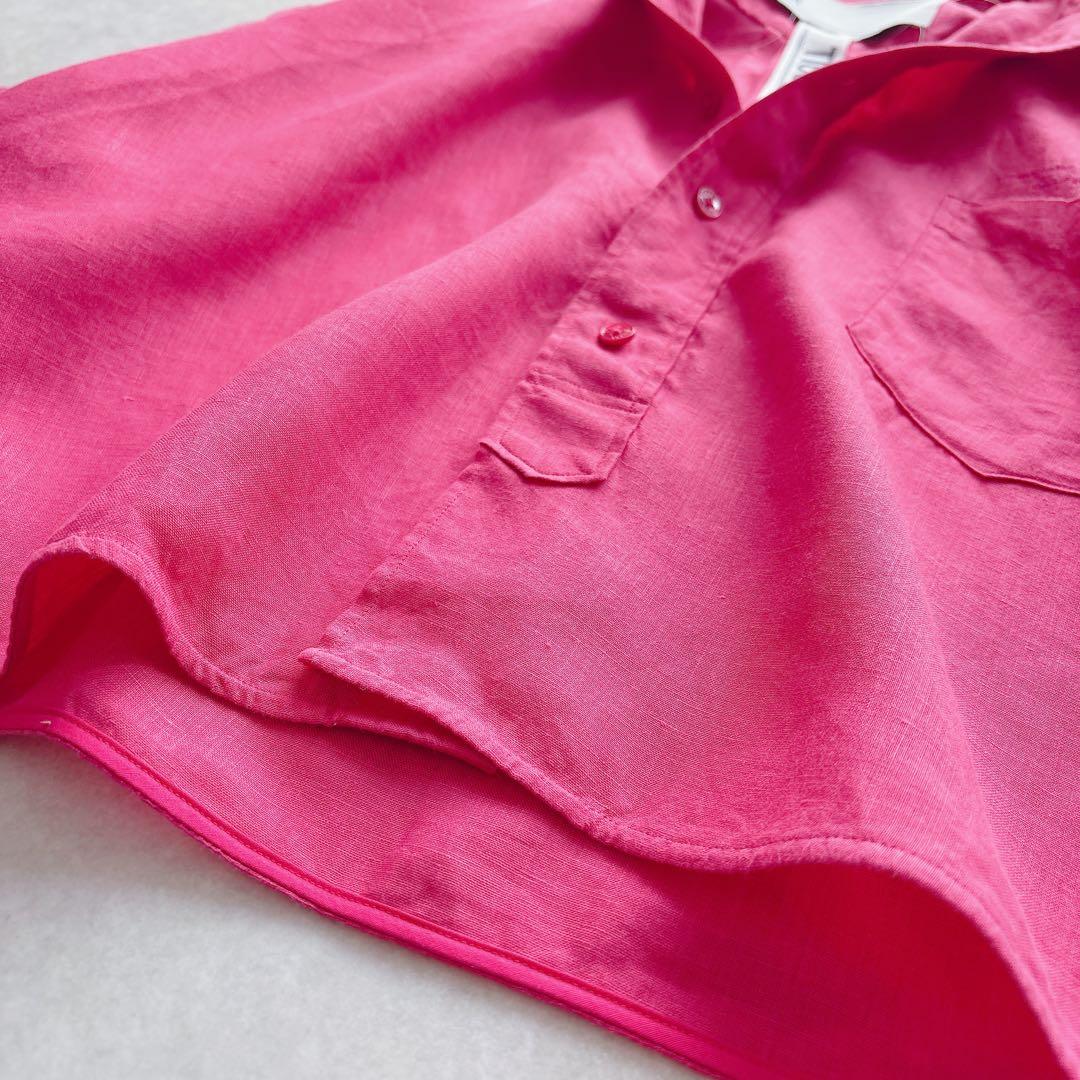 未使用☆TICCA｜定価2,5万 24SS リネン半袖エンブロイダイリーシャツ