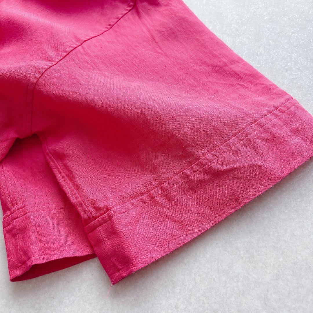 未使用☆TICCA｜定価2,5万 24SS リネン半袖エンブロイダイリーシャツ