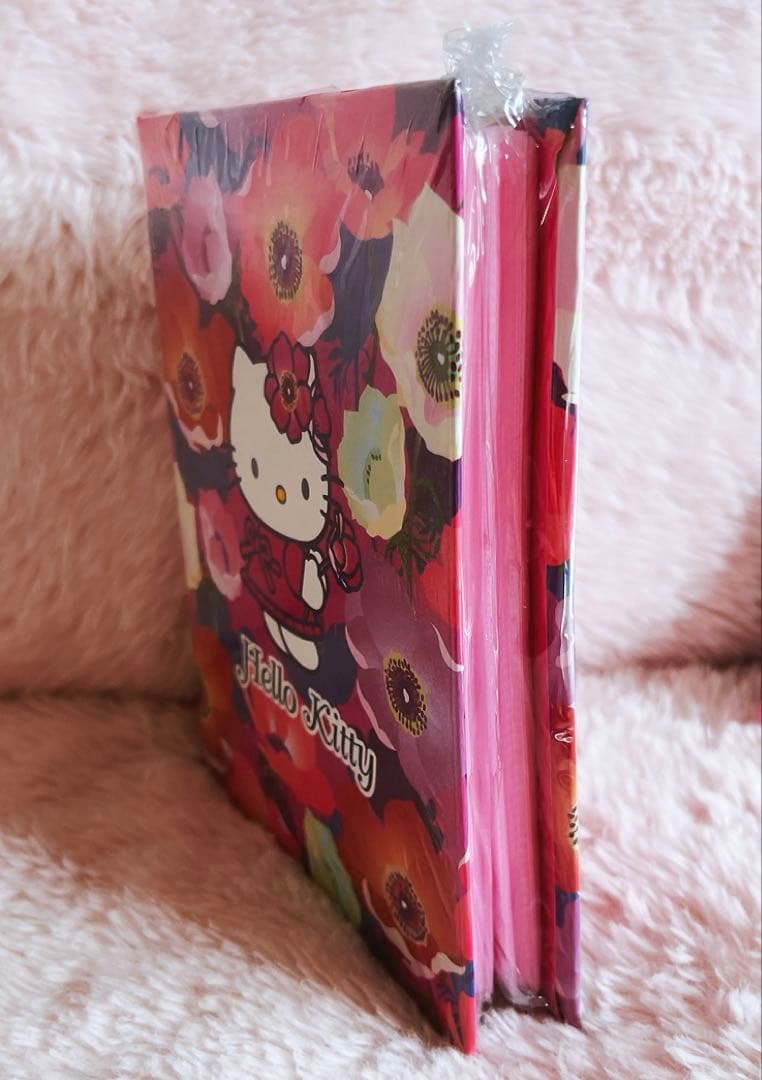 希少レア　ハローキティ　海外限定　フォトアルバム　フラワー　2002年製 レトロ