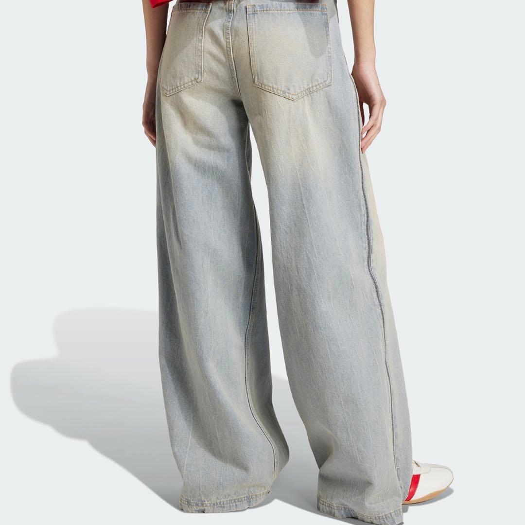 新品24⭐️アディレニウム シーズン3 ジップウォッシュド デニムパンツ