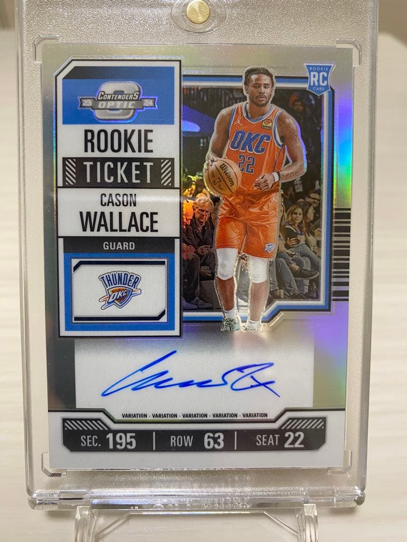 Cason Wallace ルーキーチケットカード サイン入り - メルカリ