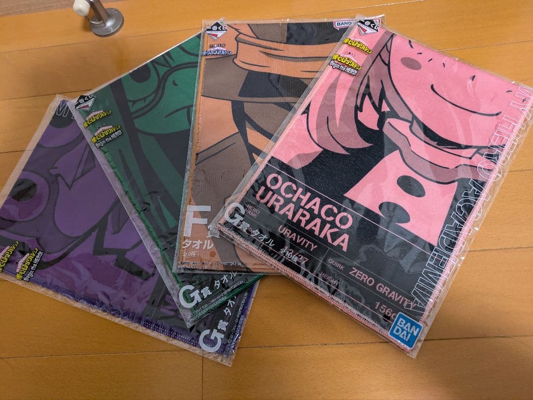 ヒーローアカデミア フィギュア お茶子 タオルセット