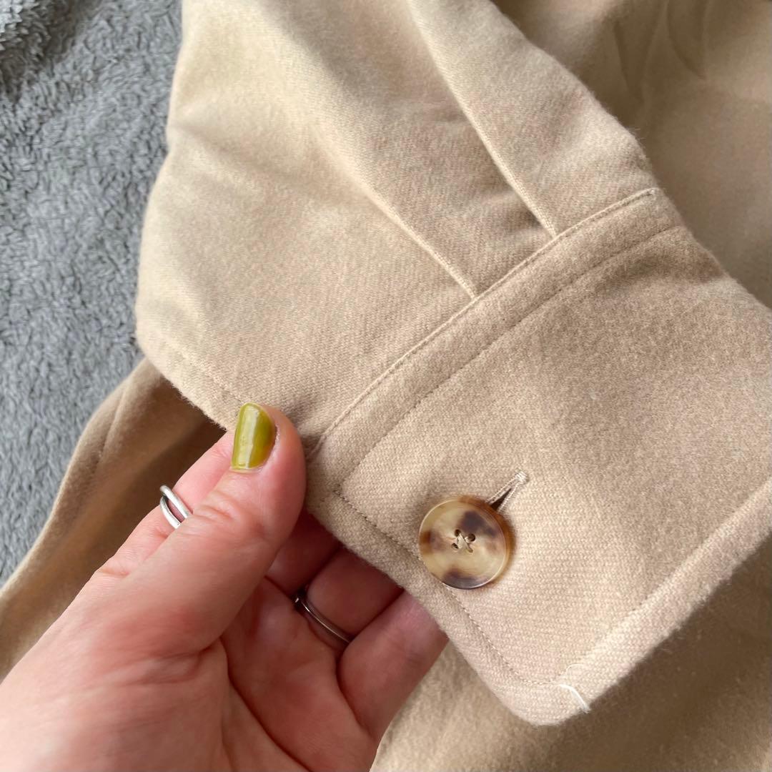 美品】AURALEE オーラリー ベージュ ウールフランネルシャツ - メルカリ