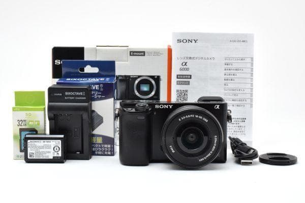 【美品】ソニー SONY α6000 パワーズームレンズキット《S数1491回》