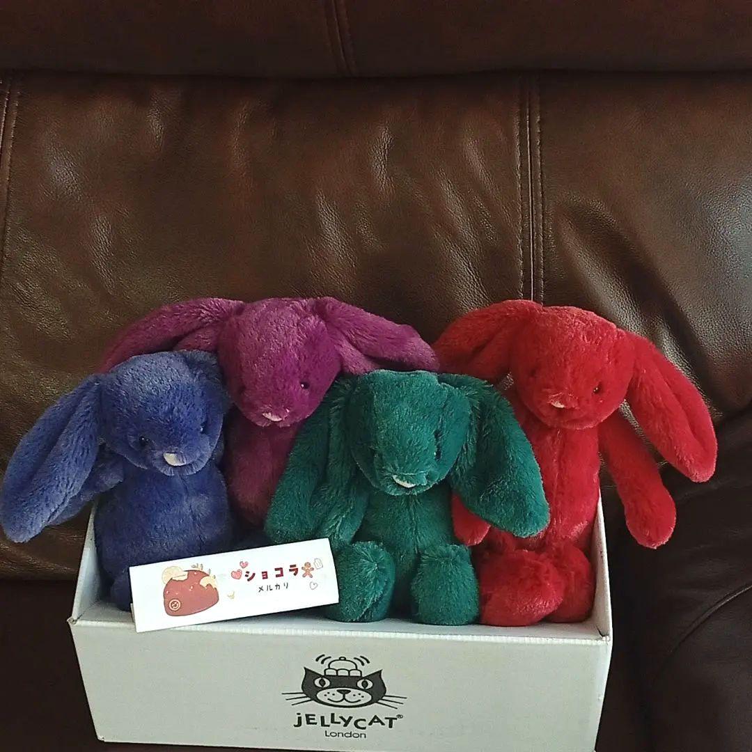  クリスマス限定カラー バニー うさぎ ぬいぐるみ　4体　セット