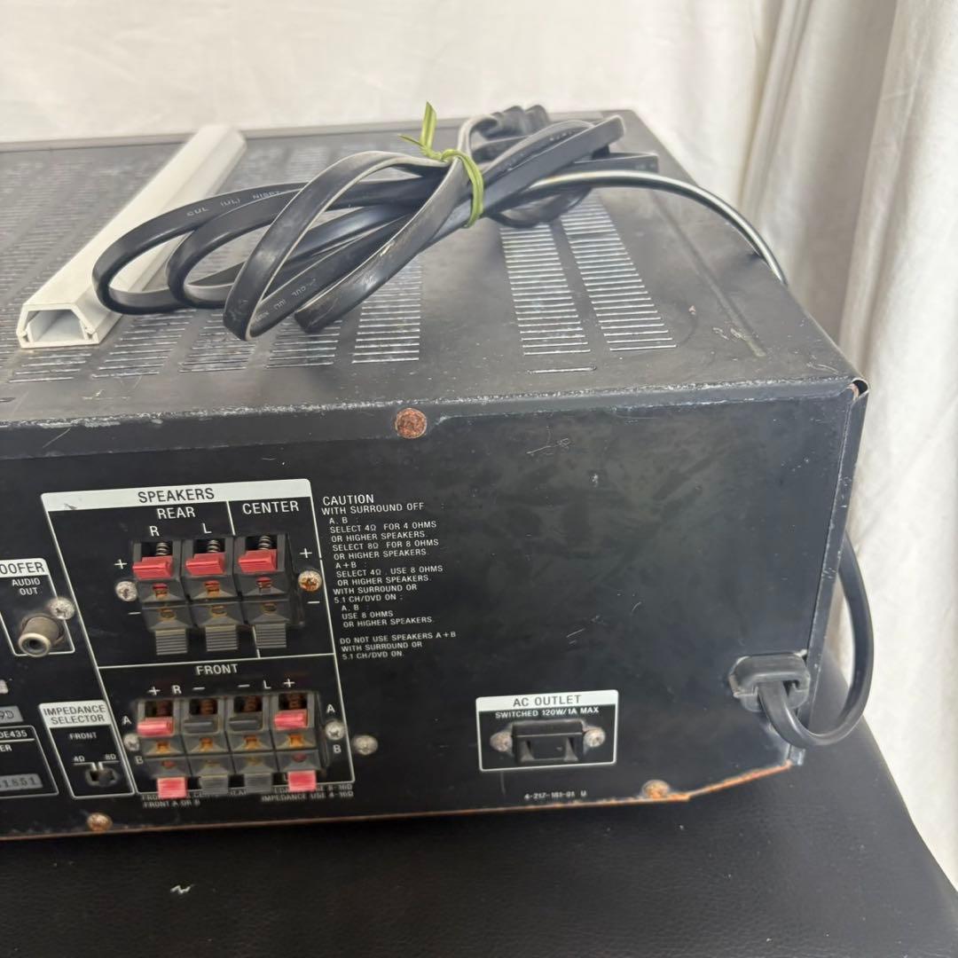 通電確認のみ ジャンク SONY AVアンプ STR-DE435 5.1ch対応 - メルカリ