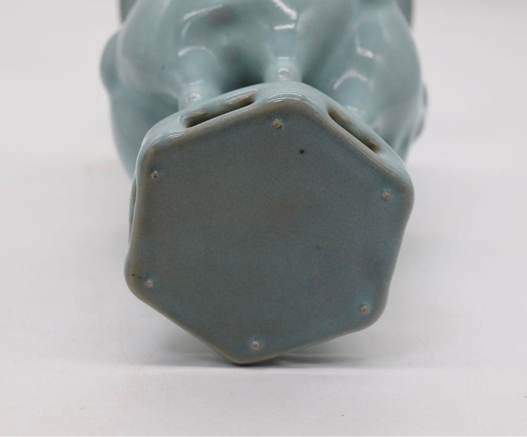 中国 青磁瓶 羊 送料込み0523