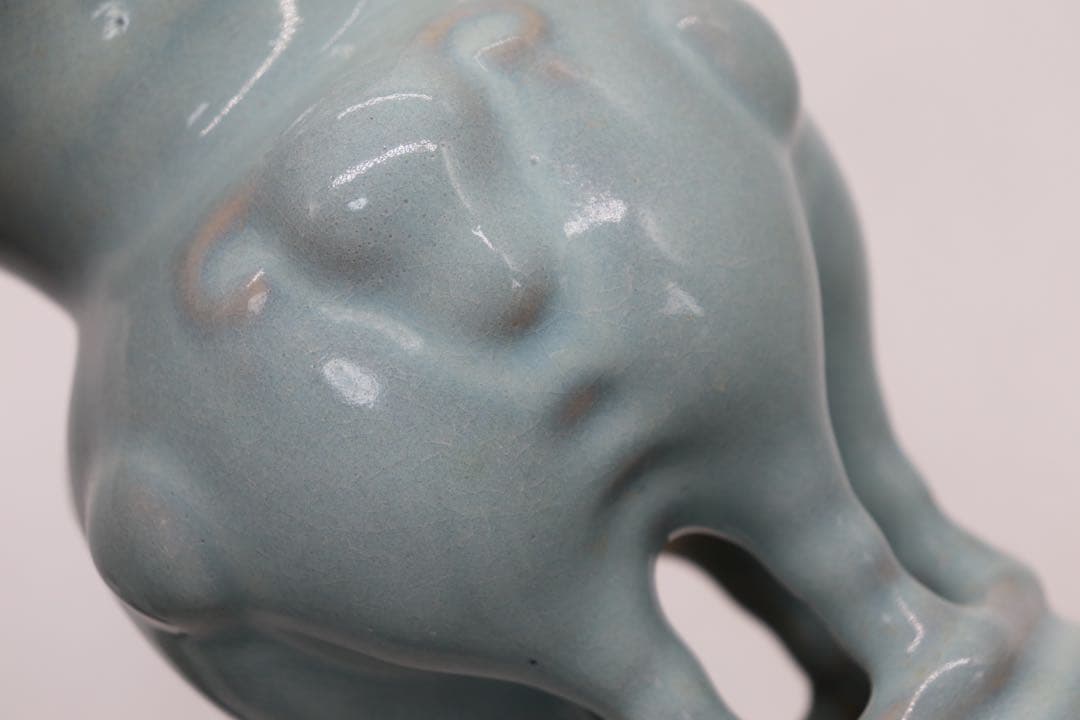 中国 青磁瓶 羊 送料込み0523