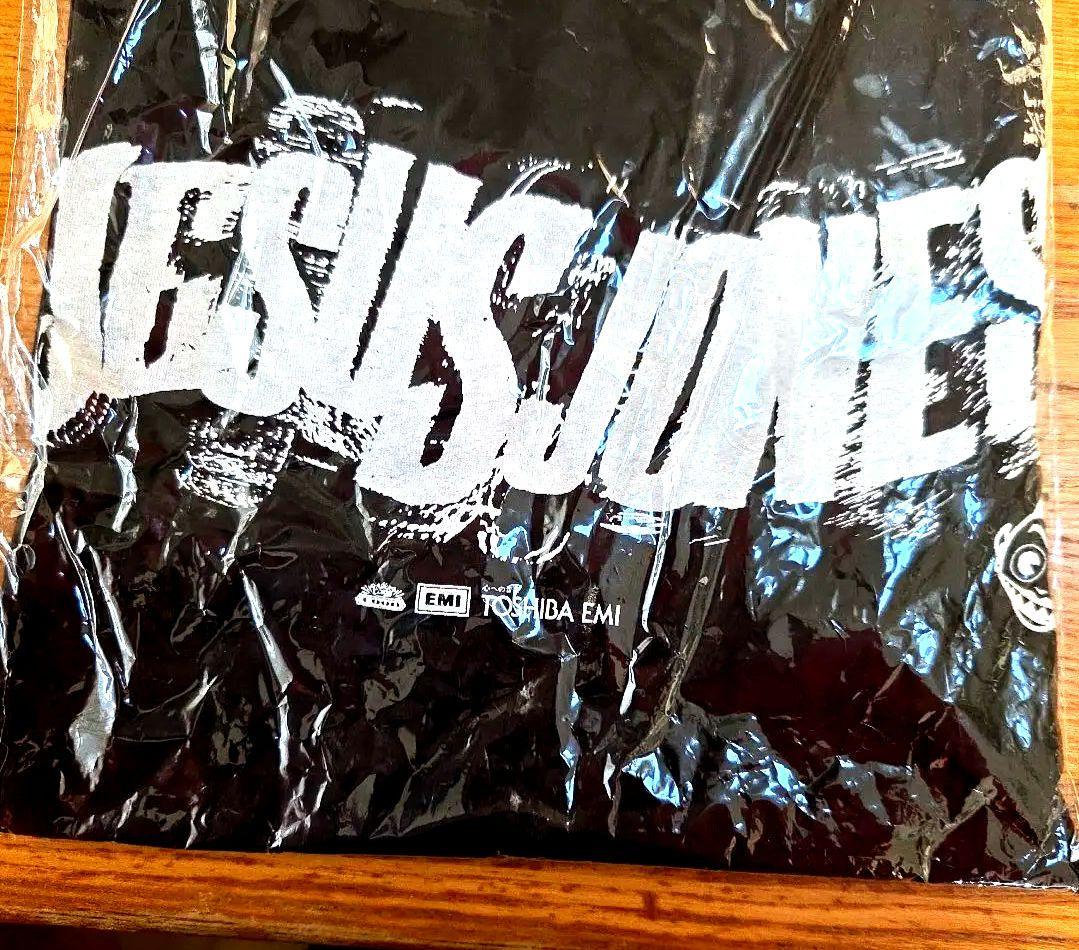 希少　年代物　ジーザス・ジョーンズ　TOSHIBA　EMI 黒Tシャツ