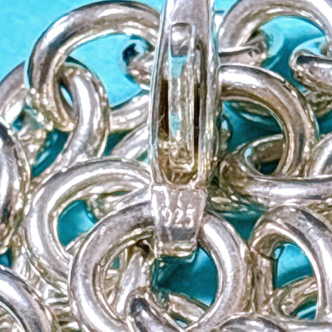 【極美品】18.7cm ティファニー ラウンドリンク ブレスレット SV925