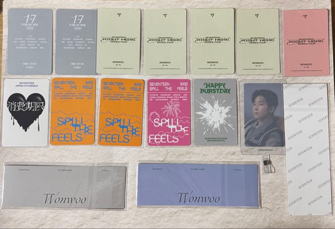 SEVENTEEN ウォヌ トレカ グッズ まとめ売り 100点以上