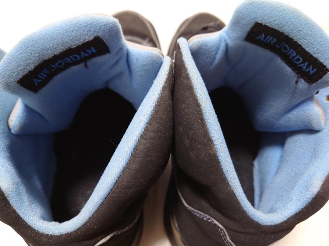 28.0cm ☆ AIR JORDAN５ RETRO 黒/灰/水色