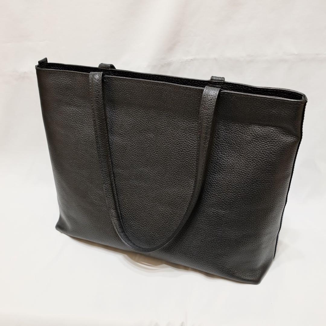 HushTug ハッシュタグ　レザートート　ブラック レザートート ブラック – HushTug