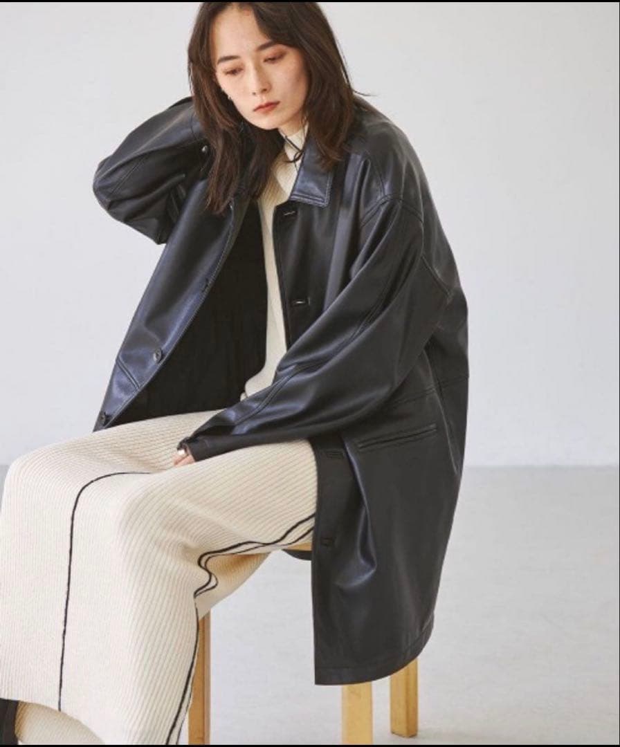 TODAYFUL エコレザージャケット オーバーサイズ - メルカリ