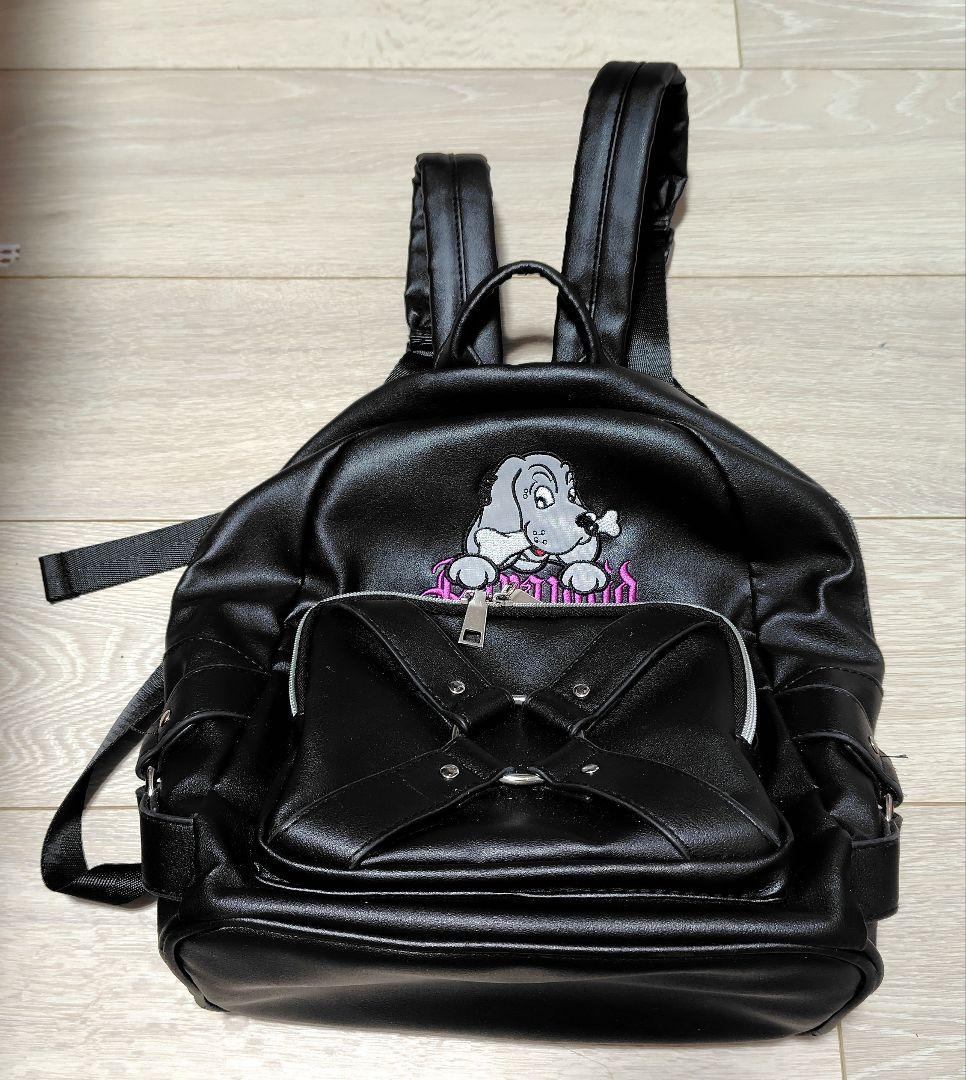 [希少]ガルフィー リック バック 紫 黒 地雷系 サブカル GALFY 犬 GALFY（ガルフィー） ツギハギゾンビ スウェット トレーナー L 中型犬