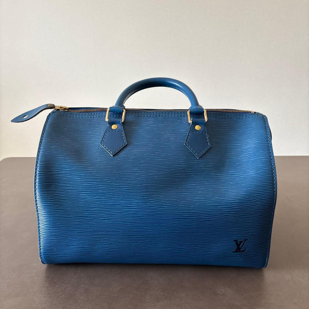 ルイヴィトン スピーディー エピ トレドブルー - メルカリ