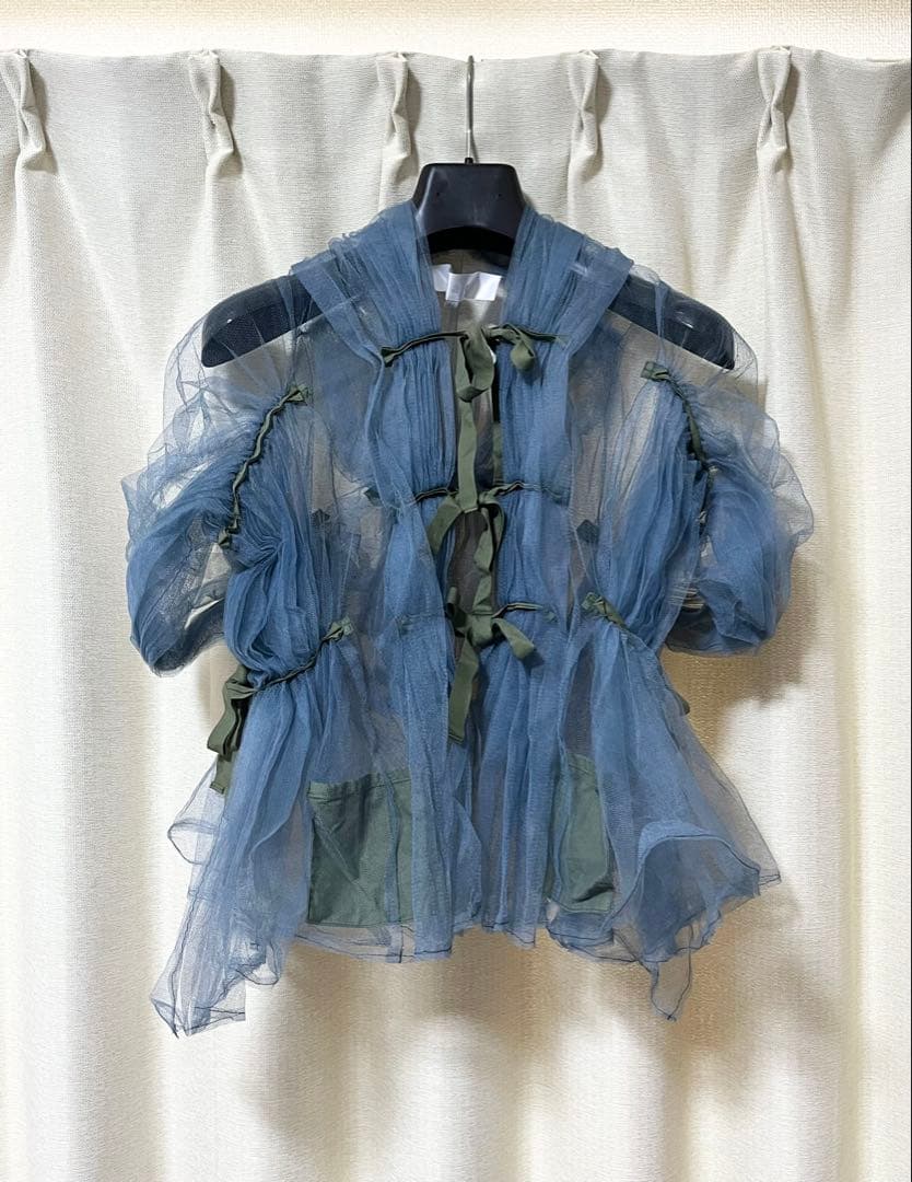 タオコムデギャルソン 2025SS チュールブラウス M タオ 2025年春夏コレクション - 「ムーミン」の作者、トーベ・ヤンソン