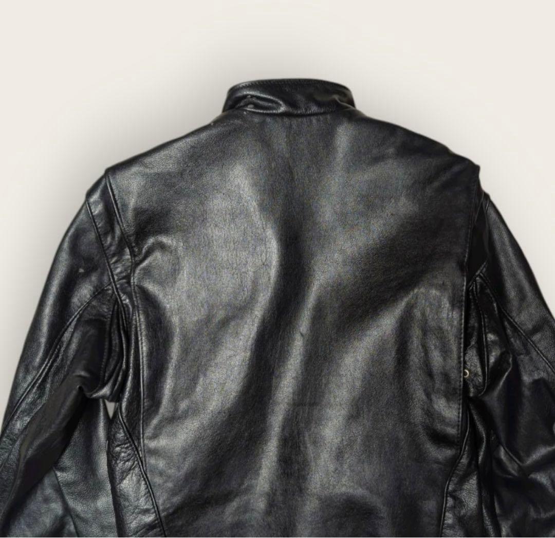 80s USA製 ショット 641EVS シングルライダースジャケット Sサイズ