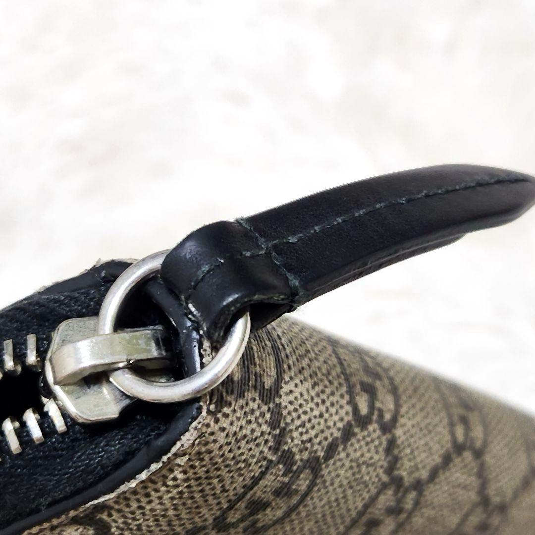 ✨極美品 付属品完備✨グッチ 長財布 ラウンドファスナー スネーク PVC