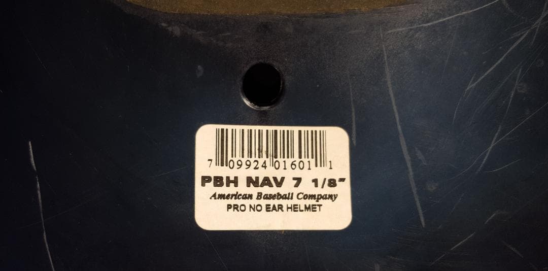 野球 プロ ノーイヤー ヘルメット アメリカ MLB ネイビー レア 硬式