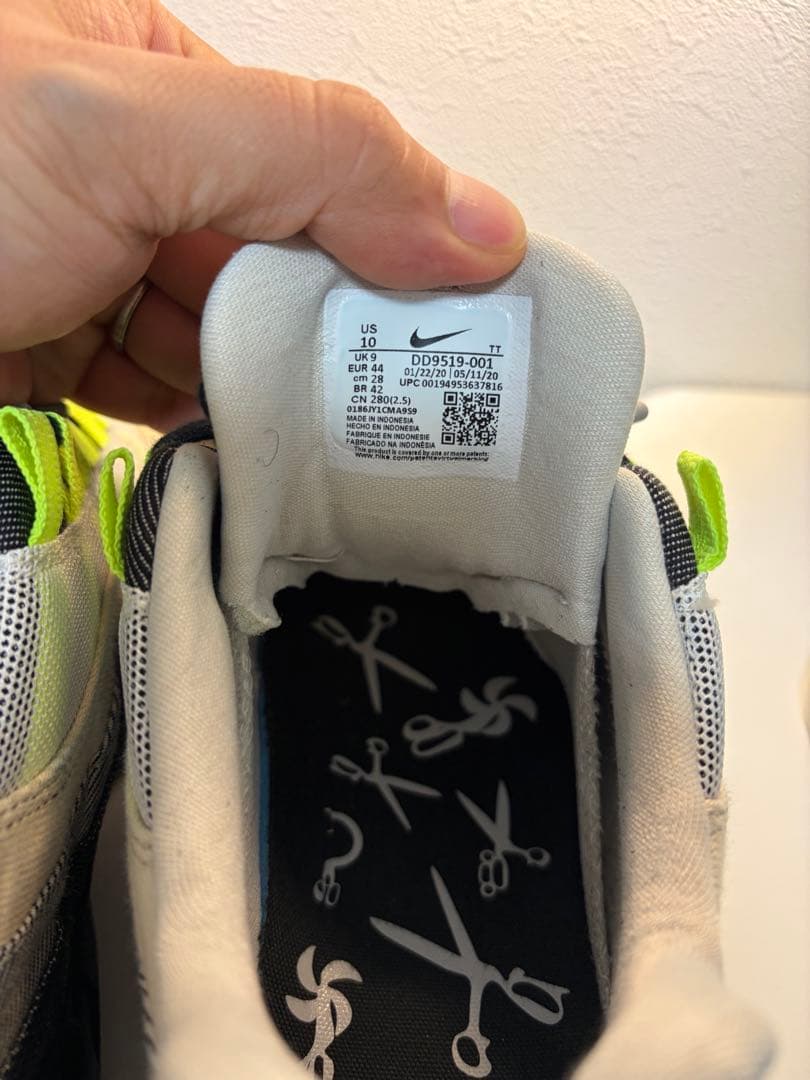 靴 nike airmax 95 denham 28.0cm us10