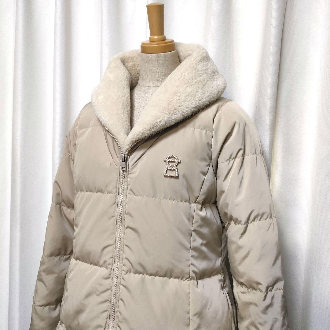 美品】PICONE ピッコーネ 裏ボア ボリュームネック ダウンコート