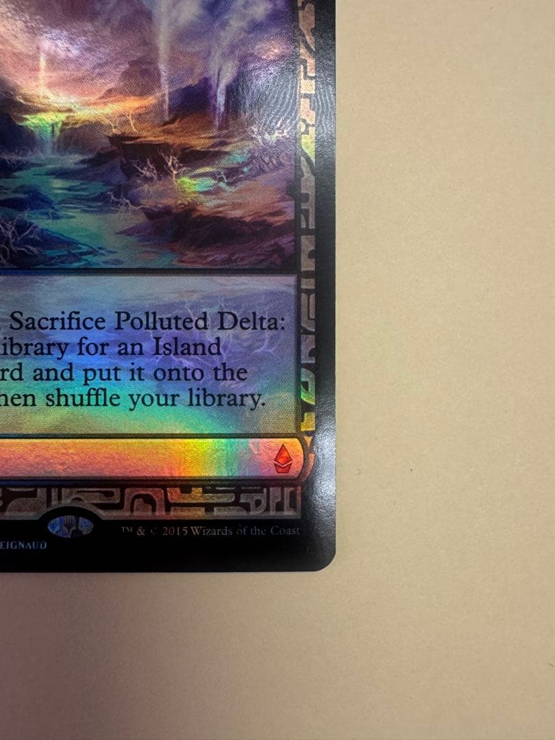 Mtg foil 汚染された三角州 Zendikar Expeditions