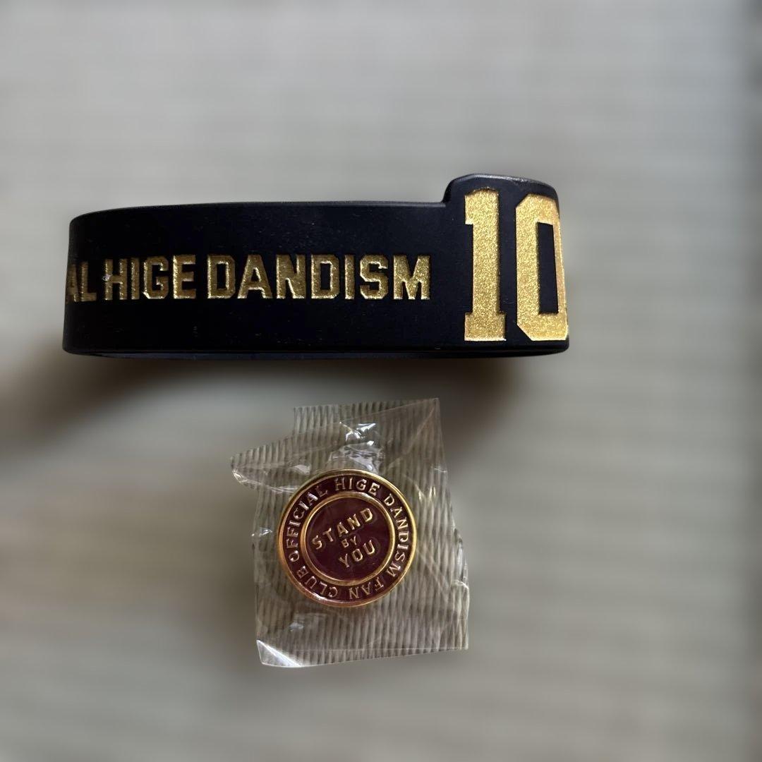 ヒゲダン 10周年ファンクラブ限定ベースボールシャツ & バンドセット