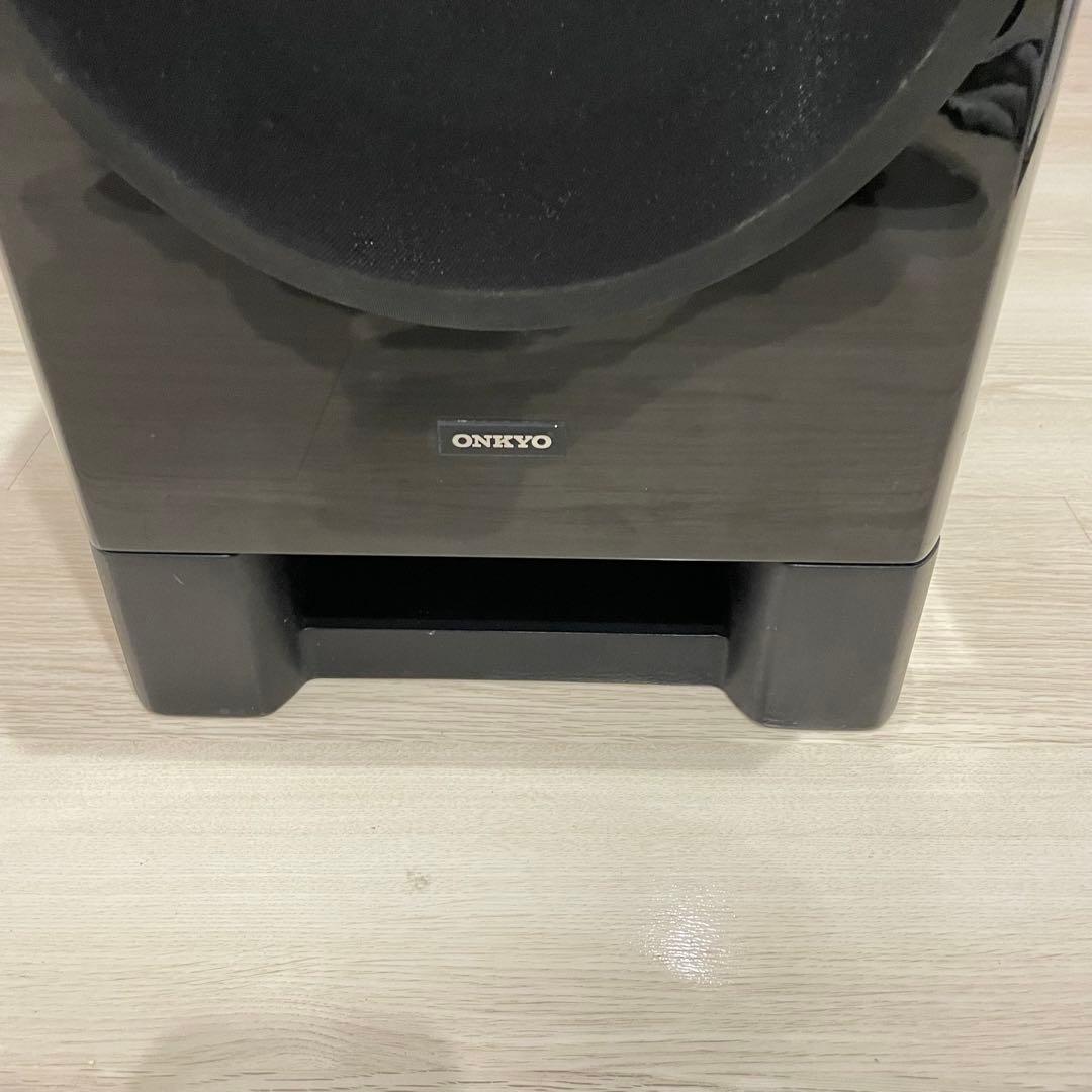 最安値】ONKYO SL-D501 サブウーファー ピアノブラック 重低音 - メルカリ