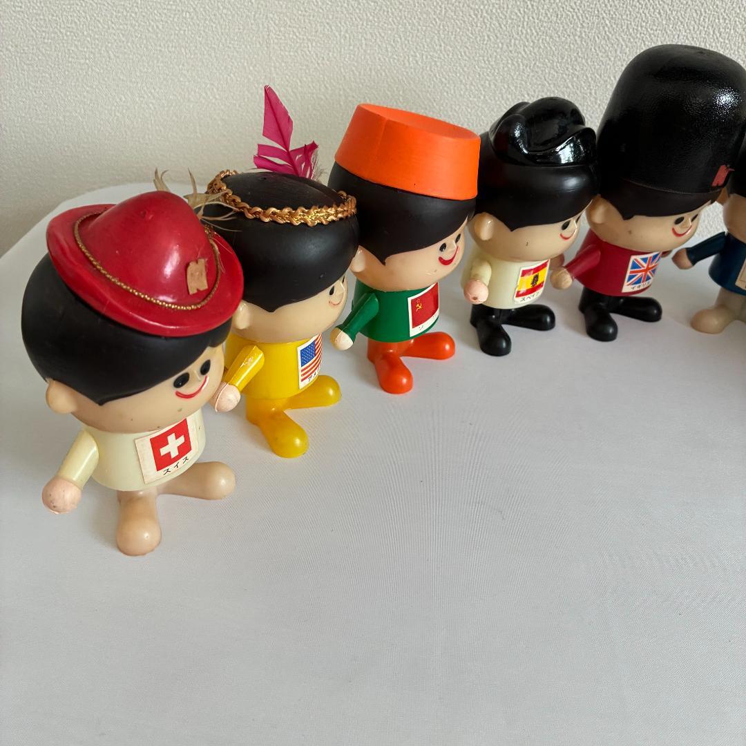 【昭和レトロ】　世界のナショナル坊や 貯金箱 ハイトップ 松下電器 ノベルティ