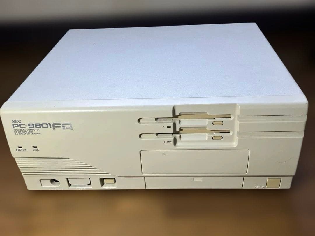 NEC PC-9801FA デスクトップPC PC-9801FA (NEC) | 古いハードに囲まれて since2011
