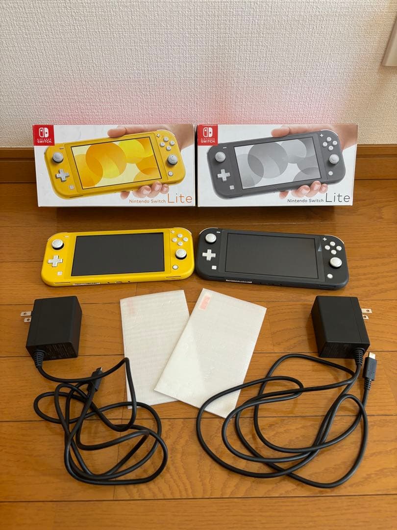 Nintendo Switch Lite イエロー グレー２点セット Amazon.co.jp: 【整備済み品】 Nintendo Switch Lite 本体 イエロー