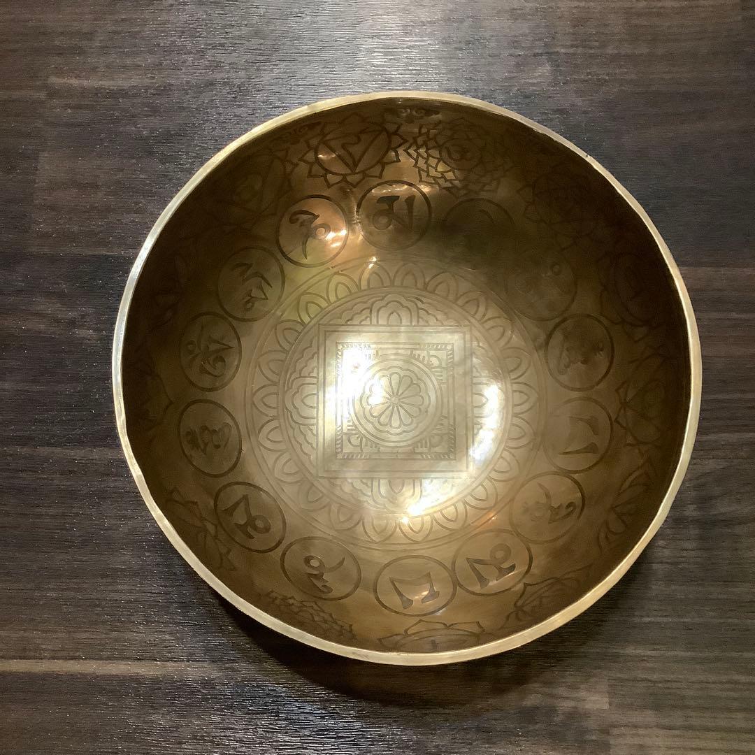 No29 チベット産 シンギングボウル 新品 チベタンボウル 23.3cm