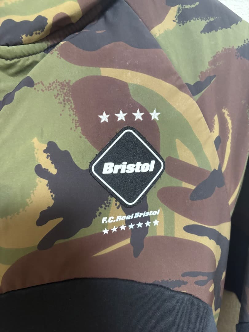F.C.Real Bristol（FCRB） カモフラ ジップアップパーカー S