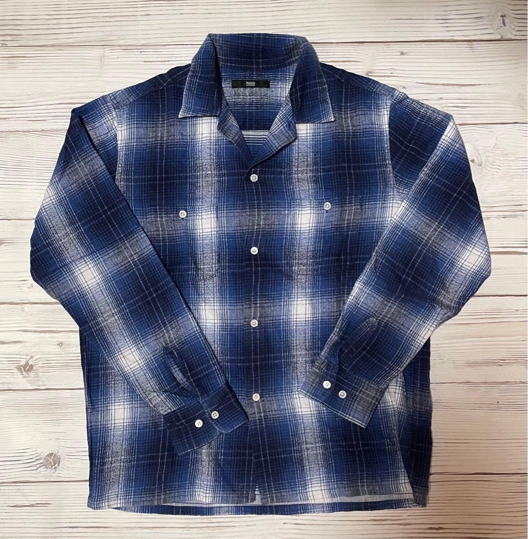 キムタク 私物 rags mcgregor オンブレチェックシャツ Sサイズ - メルカリ