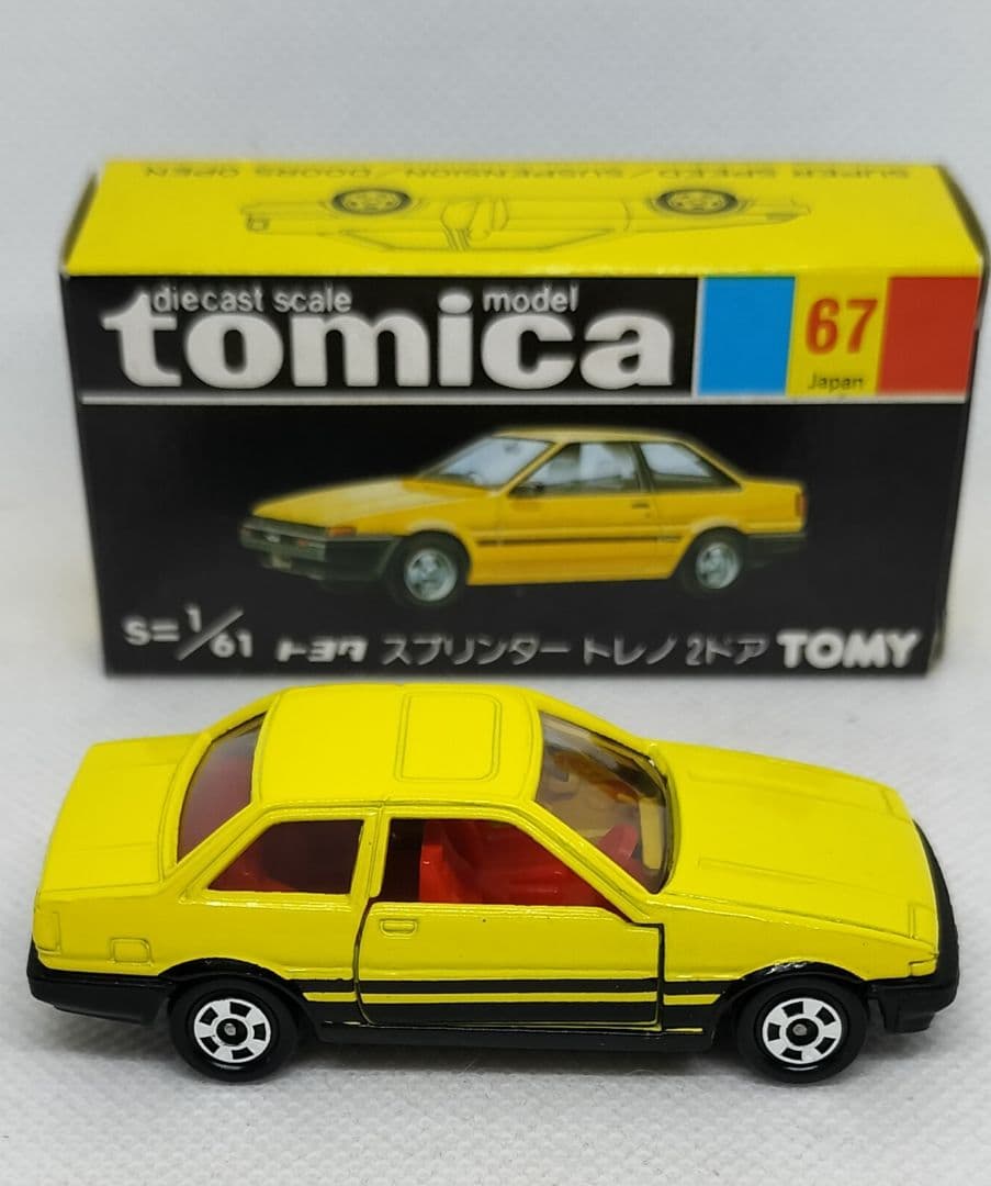 《黒箱トミカ67-4-1》スプリンタートレノ【カローラフェア】未使用ウルトラ美品