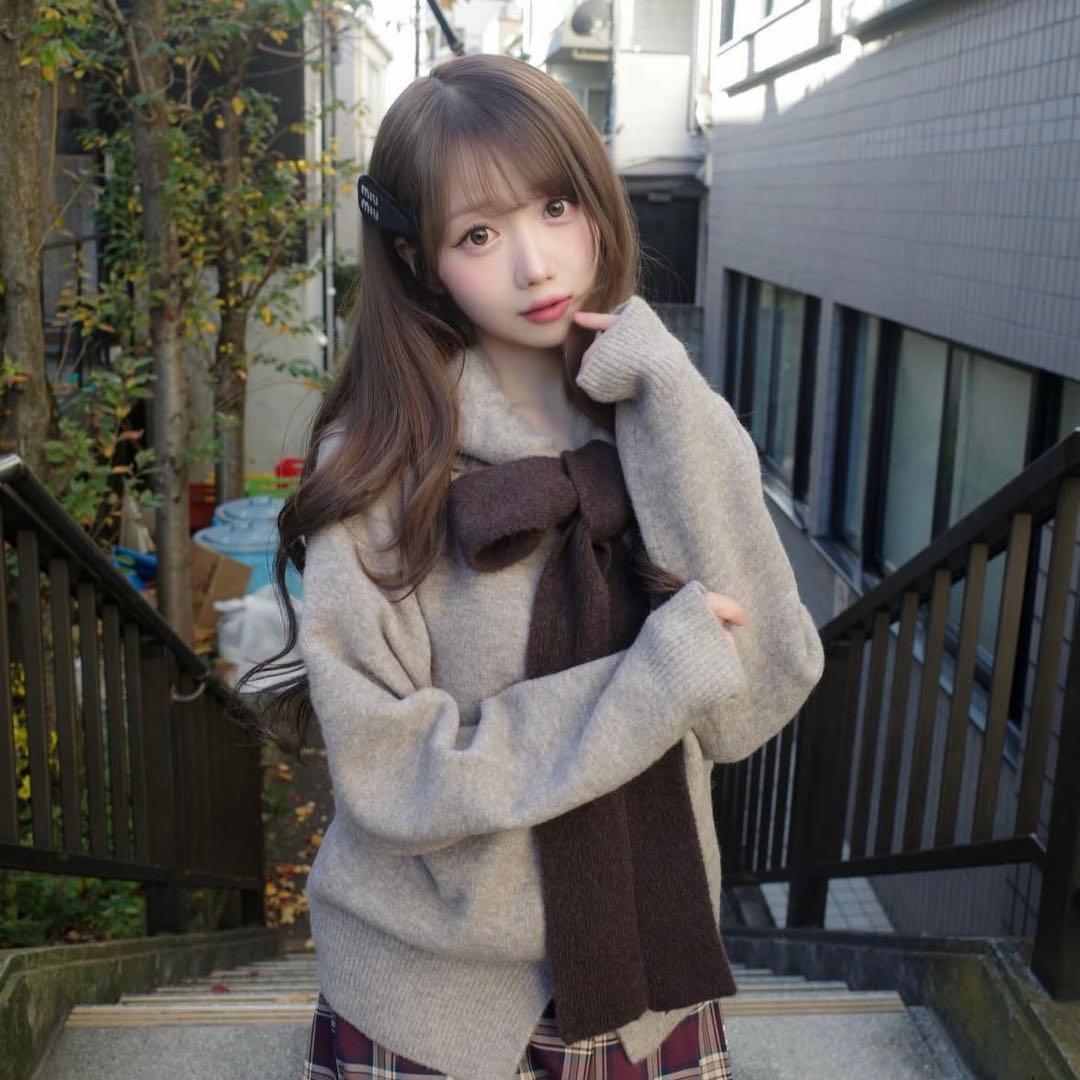 ZARA フード付きタイベルトニットカーディガン - メルカリ