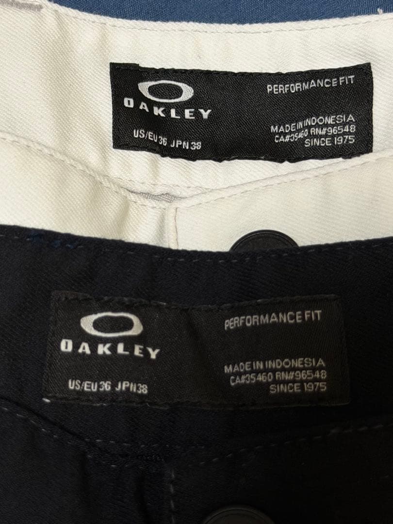 2セット オークリーゴルフパンツ 黒 白 US 36 JPN 38 - メルカリ