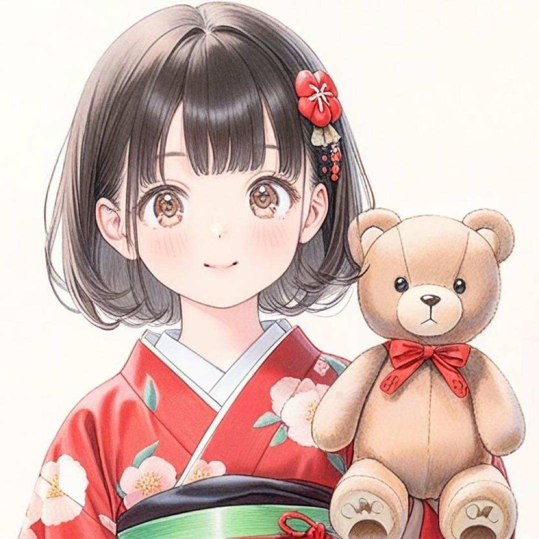 座敷わらしの御霊が宿るテディベア霊石(菖) 座敷童子 お守り 魔法 特級