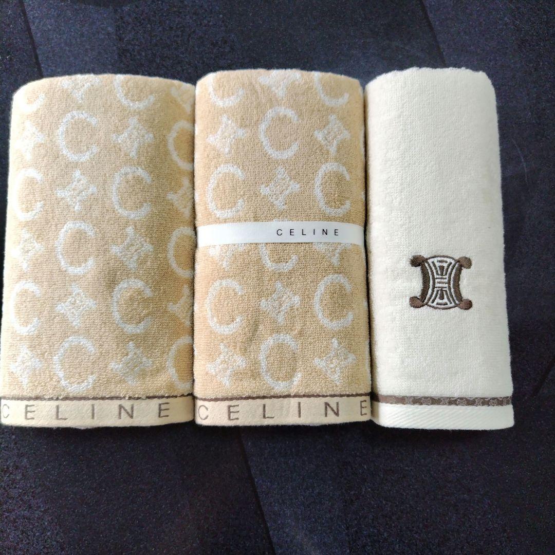 CELINE セリーヌ フェイスタオル3枚組 - メルカリ
