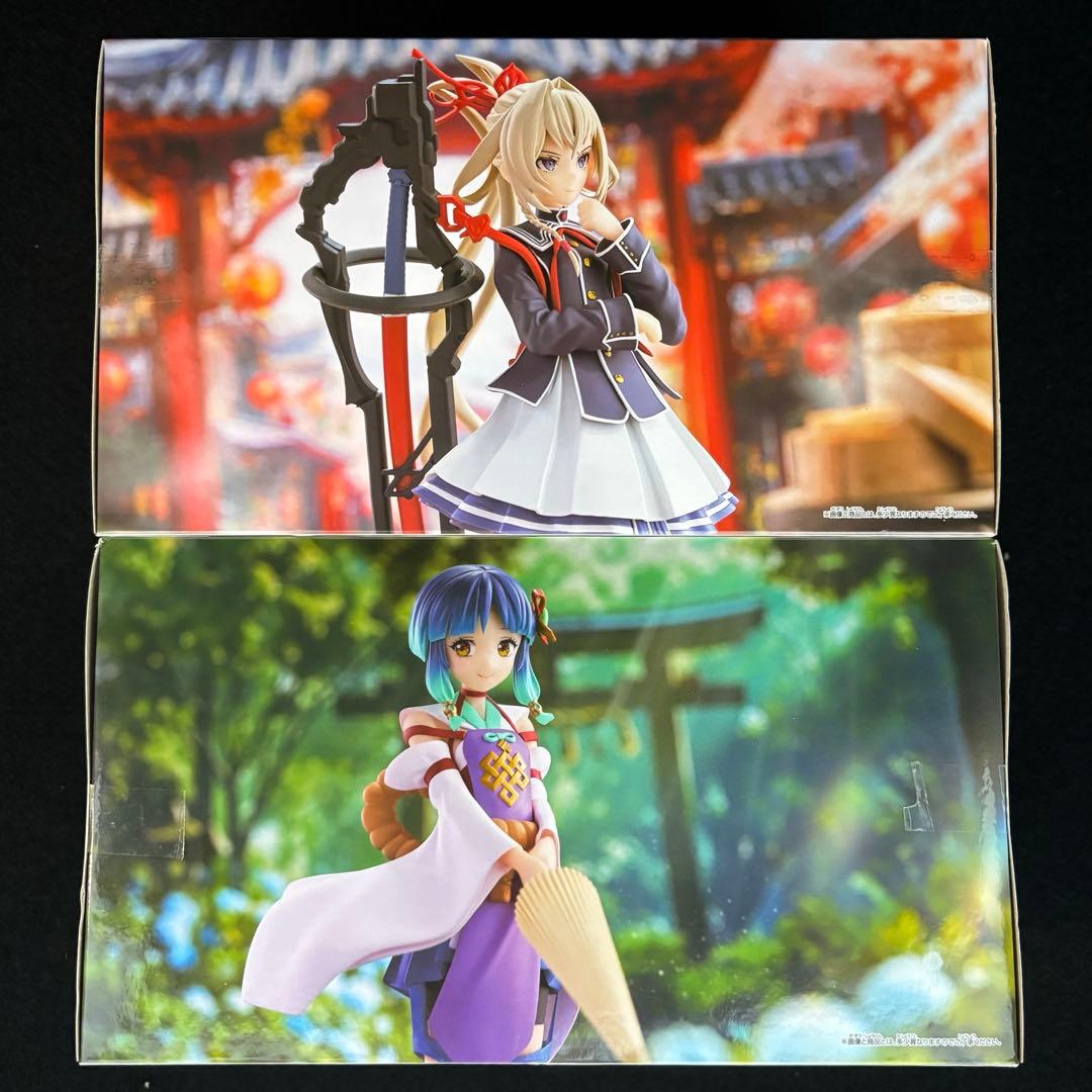 モンスト ナムコ限定フィギュア マサムネ ヤクモ セット ＋ステッカー