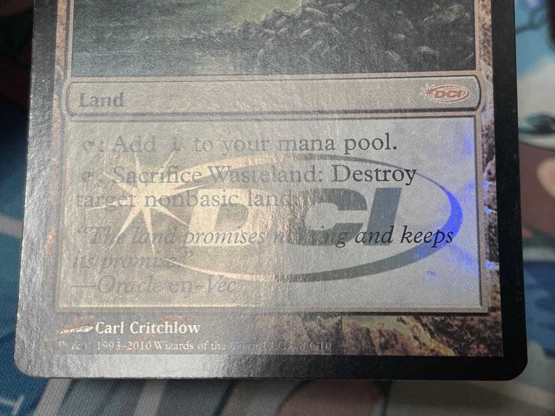 MTG 不毛の大地 プロモ Foil 4枚セット