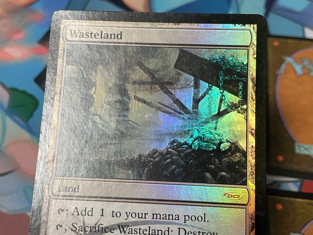 MTG 不毛の大地 プロモ Foil 4枚セット