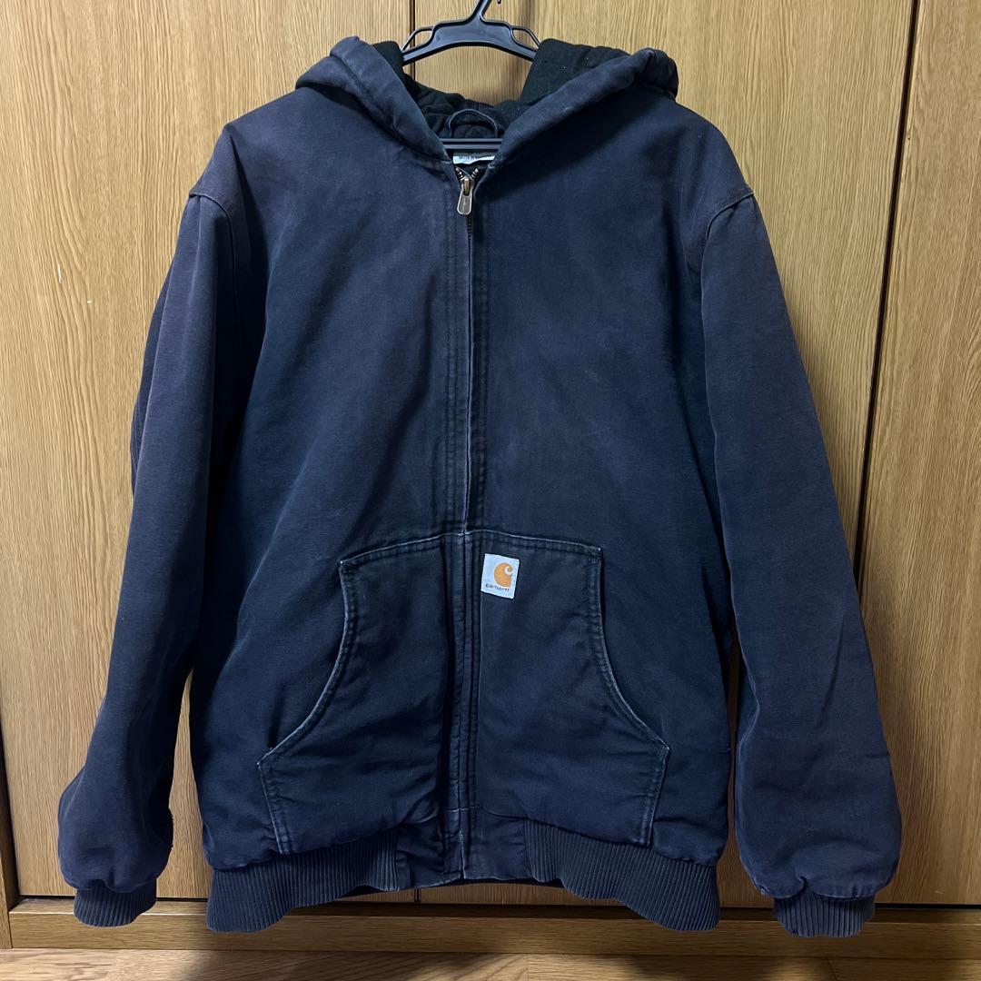 カーハートCarhartt アクティブジャケット ネイビー - メルカリ
