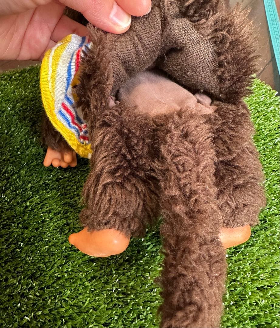 モンチッチ ぬいぐるみパペット　アンティーク品