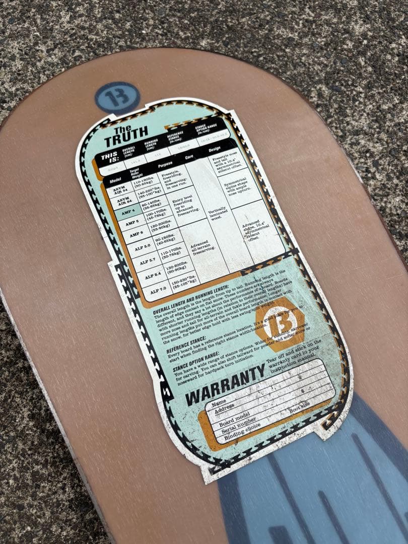 Burton Amp 4 94/95s 142 バートン スノボー トリッカー - メルカリ