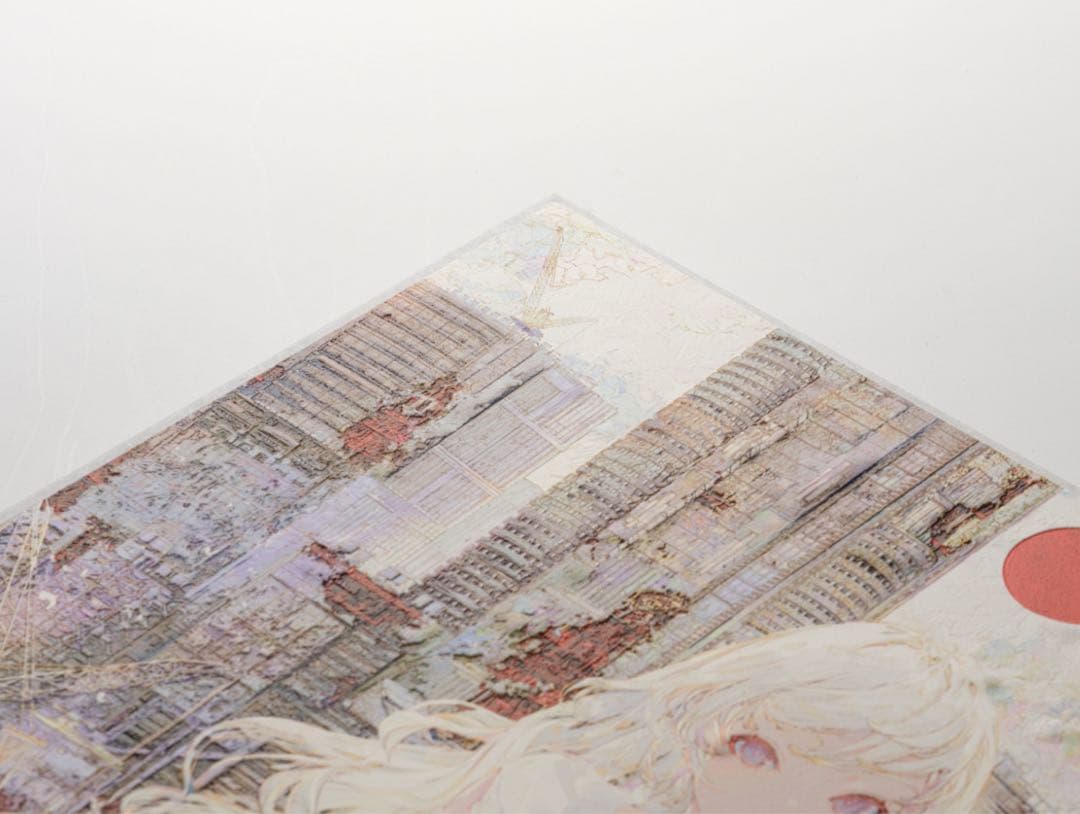 タイキ展　作品 -GG- セメント風プリント 特殊加工 複製原画 直筆サイン入り