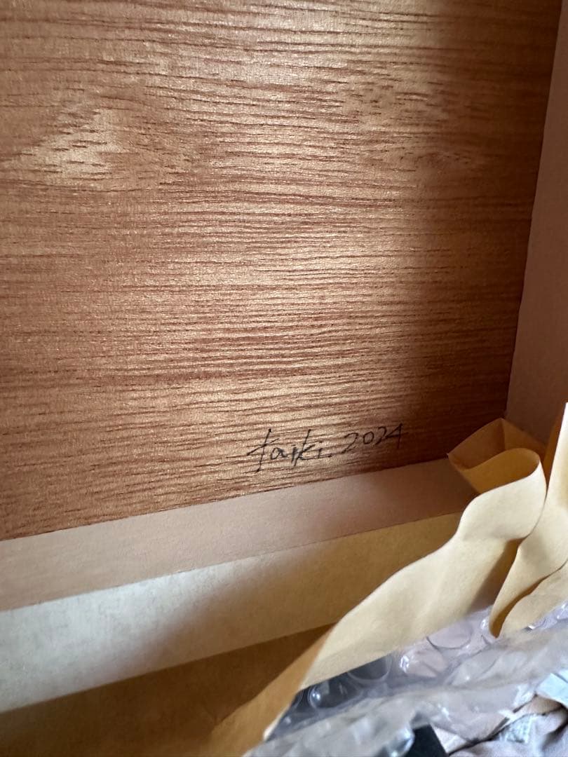 タイキ展 作品 -GG- セメント風プリント 特殊加工 複製原画 直筆サイン