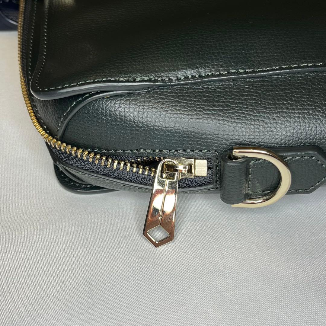 ポールスミス トートバッグ レザー 肩掛け B4 緑紺 - メルカリ