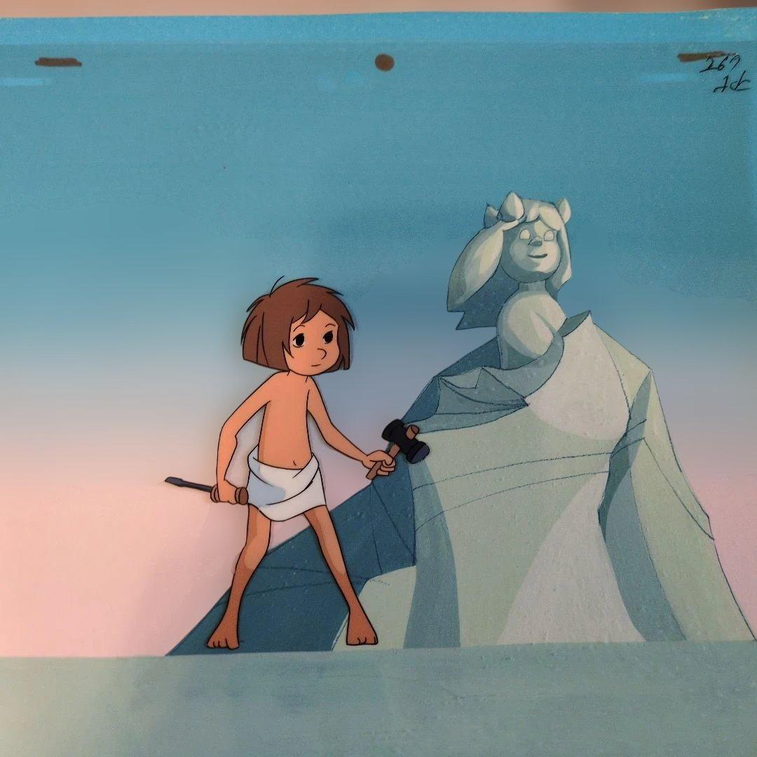 虫プロの遺産 なつかしの世界名作 アンデルセン物語 『プシケ』セル画 昭和レトロ